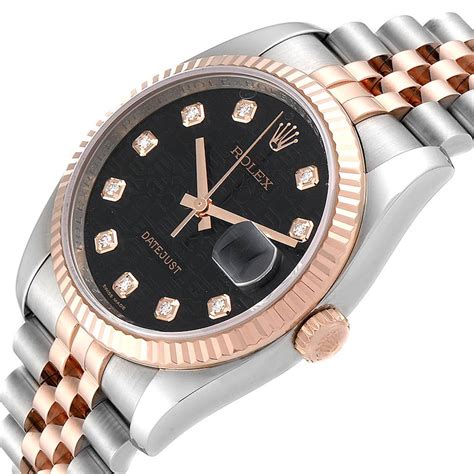 rolex datejust 36 oro rosa|rolex datejust 36mm white dial.